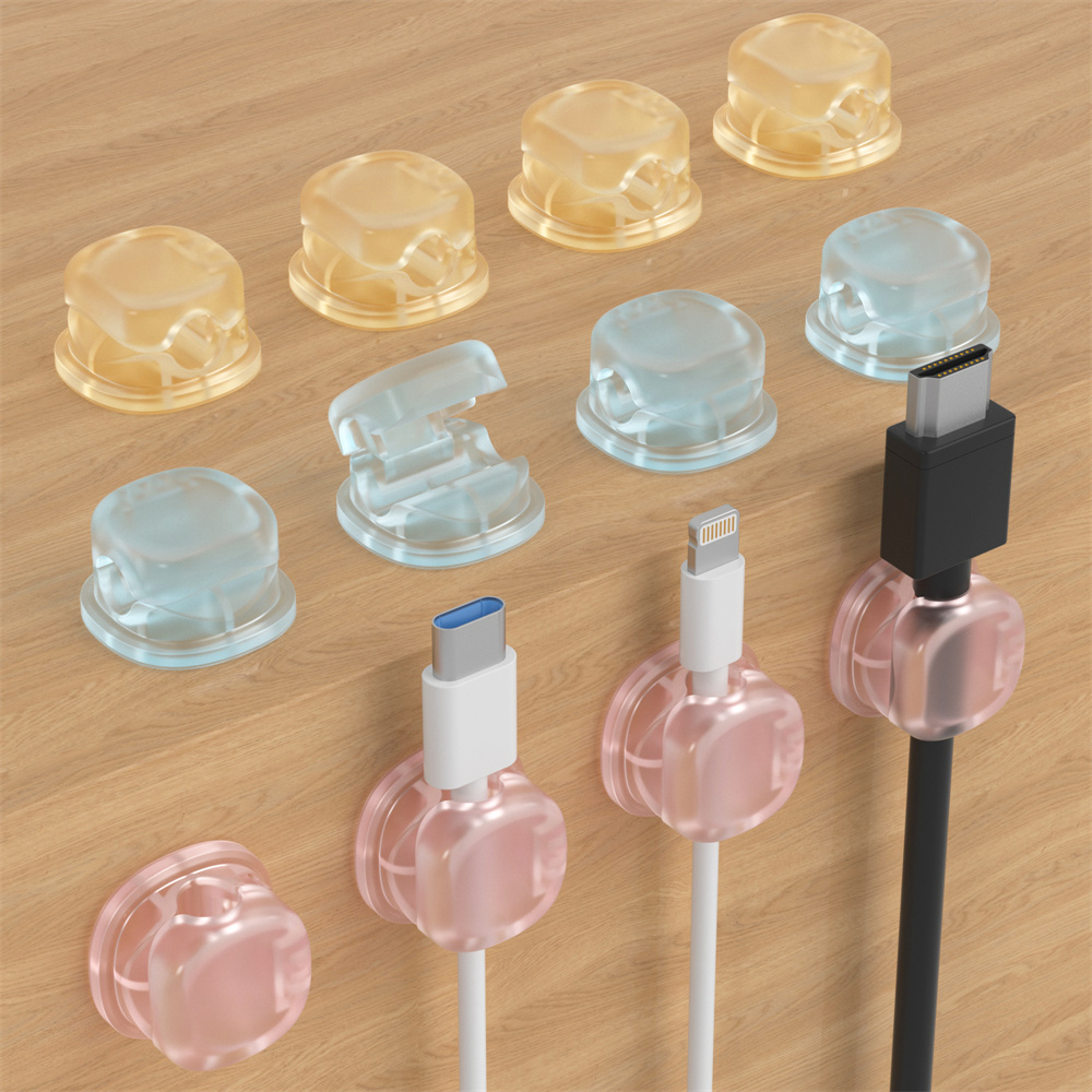 Magnetic Charging Cable - 3 Transparante Magnetische Kabelorganizers, Datakabelhouder, Oplaadkabel