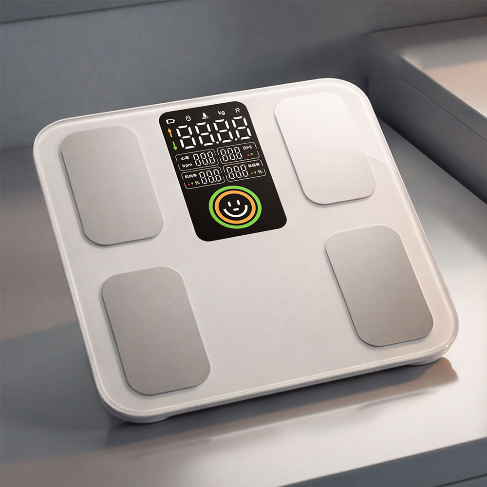 Body Fat Scale Smart - Slimme lichaamsvetweegschaal met een 5,9 inch
