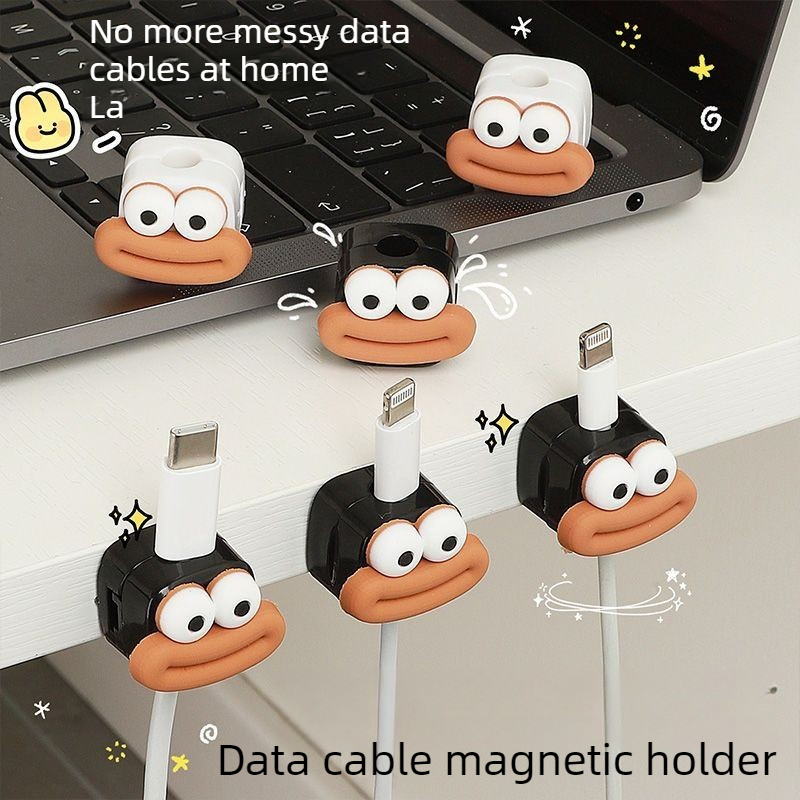 Magnetic Charging Cable - 1/5/10 stuks Magnetische Kabelclips Bureau Kabel