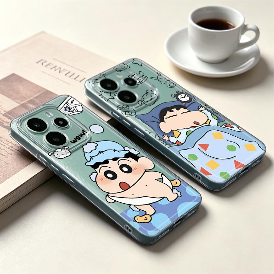 Xiaomi Redmi Note 13 - Shin-ChanS Schattige hoesje voor Xiaomi Redmi