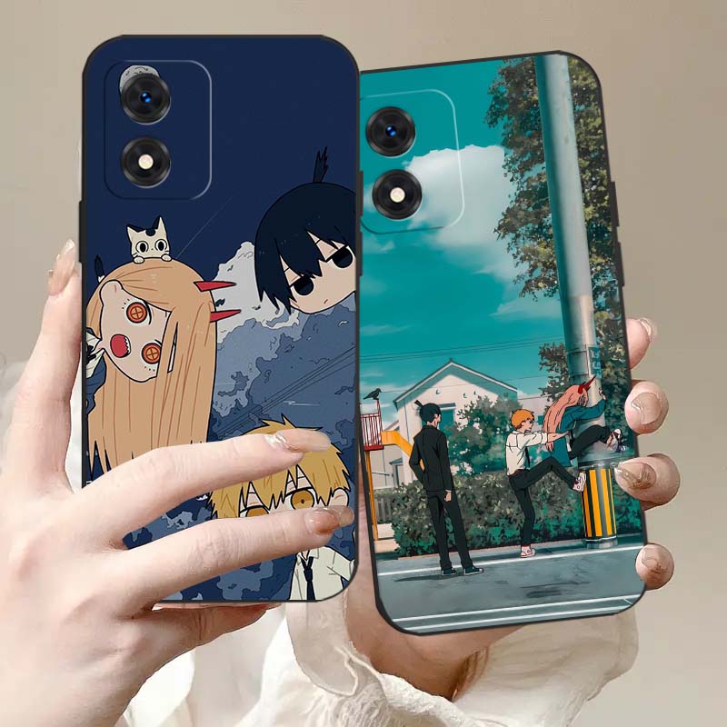 Realme Gt 6 - Cartoon Anime Denji Telefoonhoesje voor OPPO