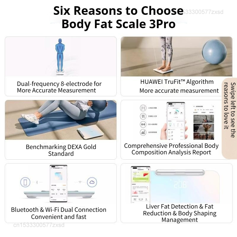 HUAWEI Body Fat Scale 3 Pro Wi - Body Fat Scale Smart recensie en prijs
