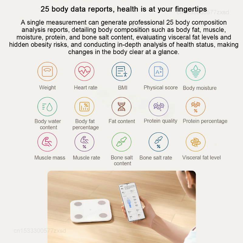 Mijia Lichaamsvetweegschaal S4 - Body Fat Scale Smart recensie en prijs