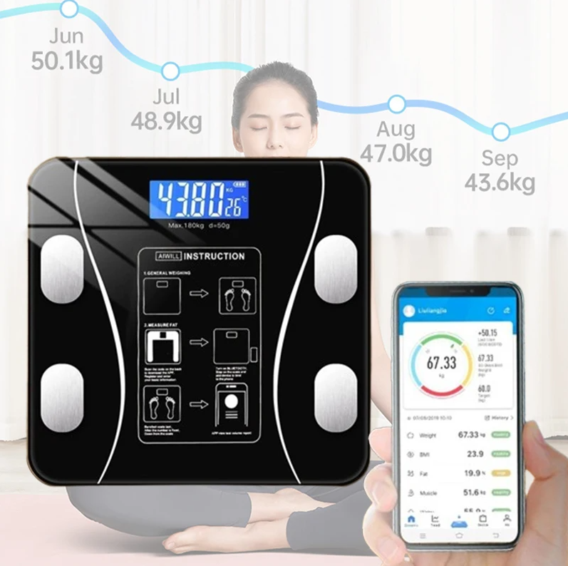 USB Intelligente Nauwkeurige L - Body Fat Scale Smart recensie en prijs